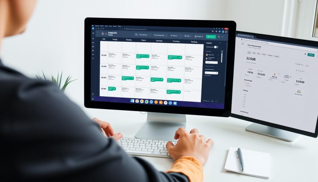 Person implementing wealth hacks on computer with financial roadmap showing wealth hacks that work